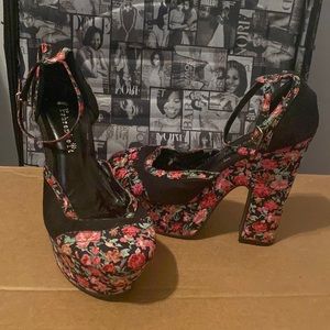 Size 7 1/2 platform heels.